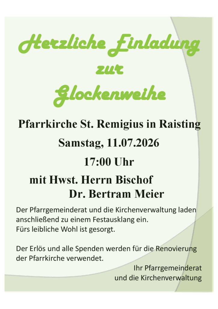 Glockenweihe