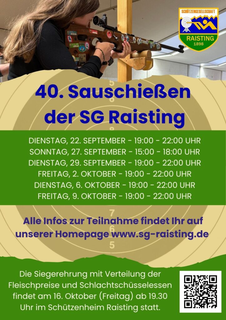 Siegerehrung 40. Sauschießen 